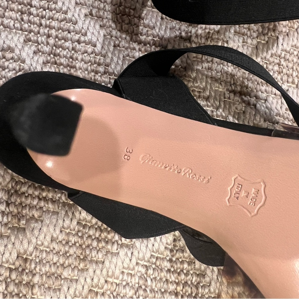 Gianvito Rossi Black and Brown Heels - Picture 7 of 9
